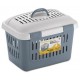 TRASPORTINO PER CANI MIDI GULLIVER BIANCO BLU ACCIAIO  cm.45x33x33h