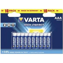 VARTA BATTERIA LONGLIFE POWER BATTERIE MINI STILO PZ. 10