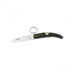 COLTELLO CHIUDIBILE LAMA ACCIAIO INOX CON ANELLO PORTACHIAVE