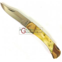 COLTELLO CUT CAPRIOLO MOD. LARGE MM.125 LAMA IN ACCIAIO INOX