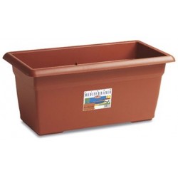 Vaso Fioriera in Plastica Mediterraneo rettangolare cm. 60x32x28h.