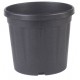 VASO IN PLASTICA PER LA COLTIVAZIONE COLORE NERO CM. 18