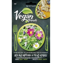 VEGAN FRIEND SEMI DI MIX AROMATICHE E FIORI EDIBILI PER LA CUCINA VEGANA