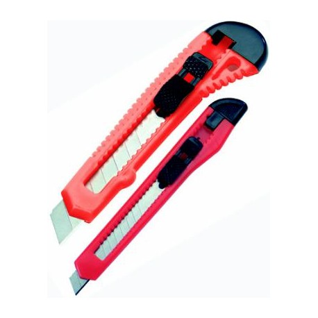 COLTELLO LAMA A SPEZZARE PLASTICA ROSSA GRANDE