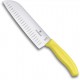 VICTORINOX COLELLO CUCINA SANTOKU MANICO FIBROX GIALLO 6.8526.17L8B