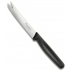 VICTORINOX COLTELLI ONDULATO A DUE PUNTE CON MANICO NERO 5.0933