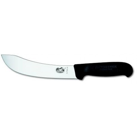 VICTORINOX COLTELLO DA MACELLO PER SCUOIARE SCIMITARRA MANICO IN FIBROX CM. 18