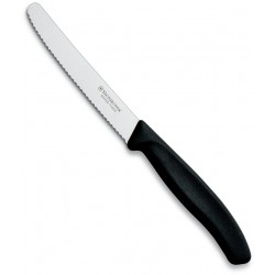 VICTORINOX COLTELLO DA TAVOLA ONDULATO CLASSIC MANICO ERGONOMICO NERO