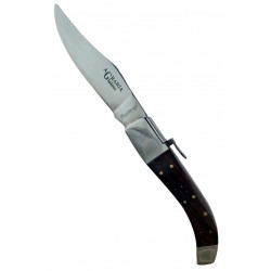 COLTELLO SERRAMANICO LAMA IN ACCIAIO INOX MANICO COCOBORO mm.