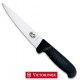 VICTORINOX COLTELLO MACELLAIO PER SCANNARE A PUNTA MANICO IN FIBROX NERO CM. 20