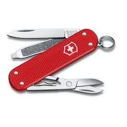 VICTORINOX MULTIUSO CLASSIC MM. 58 GUANCE ALOX STEEL ROSSO LIMITED EDITION 2018