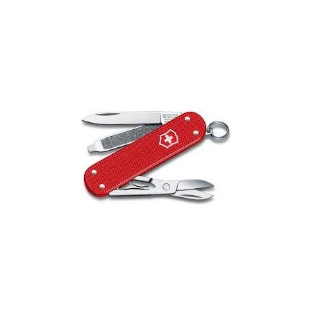 VICTORINOX MULTIUSO CLASSIC MM. 58 GUANCE ALOX STEEL ROSSO LIMITED EDITION 2018