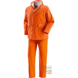 COMPLETO PVC BISPALMATO ARANCIO  TG  M L XL XXL XXXL