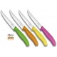 VICTORINOX SET 4 COLTELLI PER PIZZA ARANCIO ROSA VERDE GIALLO