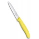 VICTORINOX SPELUCCHINO LAMA ONDULATA INOX MANICO GIALLO