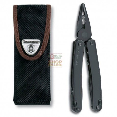 VICTORINOX SWISSTOOL SPIRIT NERACON FODERO IN  NYLON MOD. 3.0224.3CN