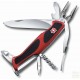 VICTORINOX WENGER RANGERGRIP 74 GUANCIALI ROSSE NERE COLTELLO MULTIUSO MM. 130 0.9723.C