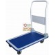 VIGOR CARRELLO CON PIANALE A 4 RUOTE CON MANICO PIEGHEVOLE PORTACASSE MULTIUSO KG. 150