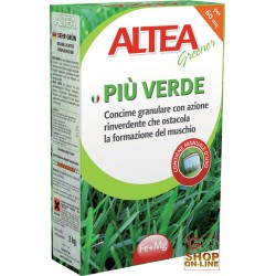 ALTEA PIU VERDE CONCIME RINVERDENTE CHE OSTACOLA LA FORMAZIONE DEL MUSCHIO 2 Kg