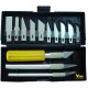 VIGOR KIT COLTELLI TAGLIABALSA ASSORTITO