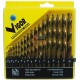 VIGOR SERIE PUNTE HSS COBALT PER METALLI PZ. 19 MM. 1-10