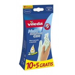 VILEDA Guanti Multi Protection usa e getta pz. 10+5 tg. M/L