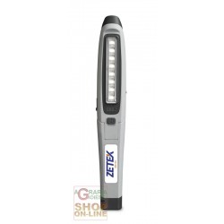 ZETEK LAMPADA A LED RICARICABILE KB140 CON 2 FUNZIONI