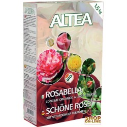 ALTEA ROSABELLA CONCIME ORGANICO GRANULARE PER ROSE SIEPI E ARBUSTI kg. 1,5