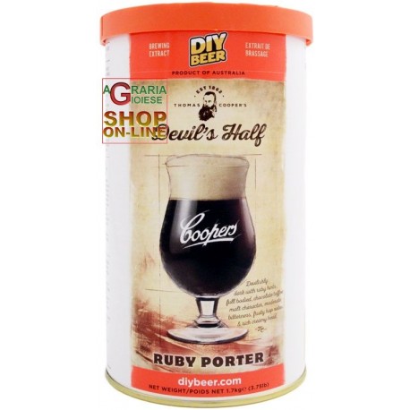 Acquista COOPERS MALTO PER BIRRA RUBY PORTER