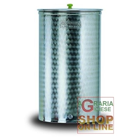 CORDIVARI CONTENITORE INOX 18/10 AISI 316 PER ALIMENTI LT. 500