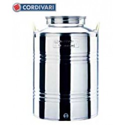 CORDIVARI CONTENITORE INOX LT. 75 PREDISPOSTO PER IL RUBINETTO