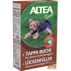 ALTEA TAPPA BUCHI SEME+FERTILIZZANTE+TAMPONE ORGANICO PER RIPARARE I PRATI DANNEGGIATI 750 g