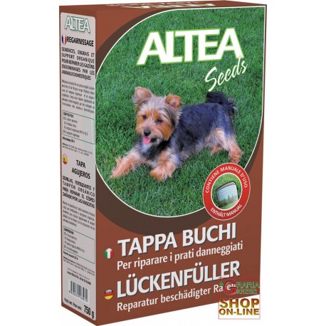 ALTEA TAPPA BUCHI SEME+FERTILIZZANTE+TAMPONE ORGANICO PER