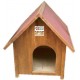 CUCCIA PER CANE ALAMO IN LEGNO VERNICIATA CM. 81X103X103H