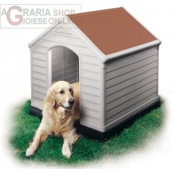 CUCCIA PER CANI DOG HOUSE KETER TETTO COLORE TERRACOTTA CM