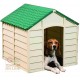 CUCCIA PER CANI IN PLASTICA PVC CM. 72X71X68H. SOMTABILE VERDE