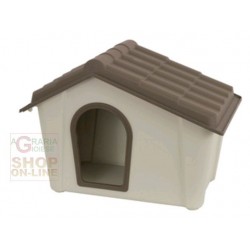 CUCCIA PER CANI IN RESINA COLORE BEIGE TORTORA cm. 57,3x39,4x41,8h.