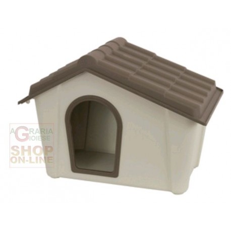 CUCCIA PER CANI IN RESINA COLORE BEIGE TORTORA CM. 57,3 X 39,4