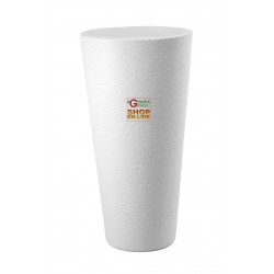 DIMARTINO VASO CON PORTAVASO TIRSO PLUS COLORE WHITE DIAM. 40 X