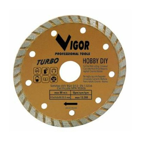 DISCO DIAMANTATI TURBO HOBBY-DIY ORO DIA.MM.115 52810-05/3