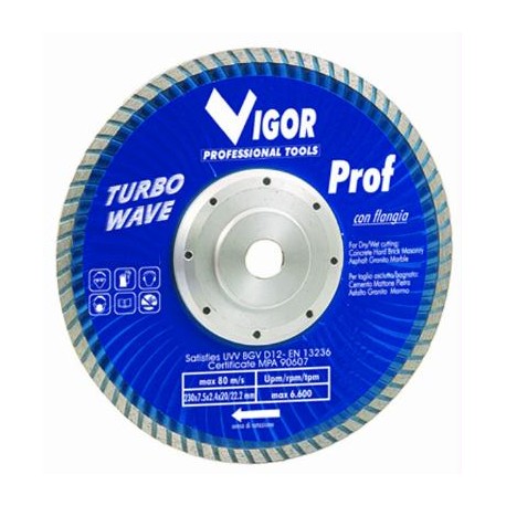 DISCO DIAMANTATO TURBO WAVE PROF BLU DIA. MM. 230