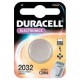 DURACELL BATTERIA A BOTTONE CR2032 BL.1PZ