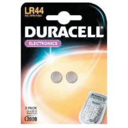 DURACELL BATTERIA A BOTTONE LR44 BL.2PZ