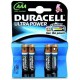 DURACELL PILE ULTRA-POWER ALK. 4 PEZZI MINI STILO AA 2400