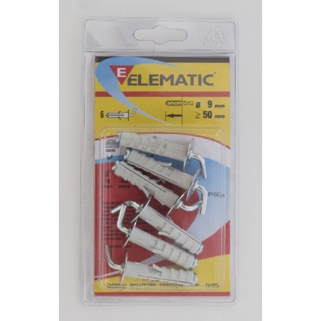 ELEMATIC BLISTER TASSELLI ENP/GC 9 PZ. 6