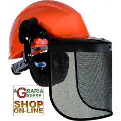 ELMETTO VENITEX FORESTIER-2 CON VISIERA CUFFIA IN POLITENE