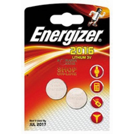 ENERGIZER PILE SPECIAL LITIO 3V 2 PZ. 2016