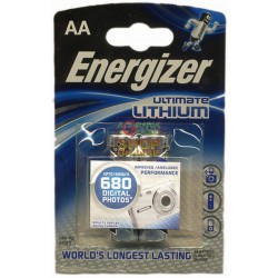 ENERGIZER PILE ULTIMATE-LITIO STILO 2 PZ. L6