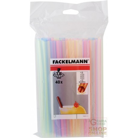 FACKELMANN CANNUCCE PER FRULLATI E GRANITE 40PCS ART. 54610