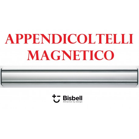 APPENDICOLTELLI MAGNETICO ALLUMINIO PROFESSIONALE BISBELL mm.